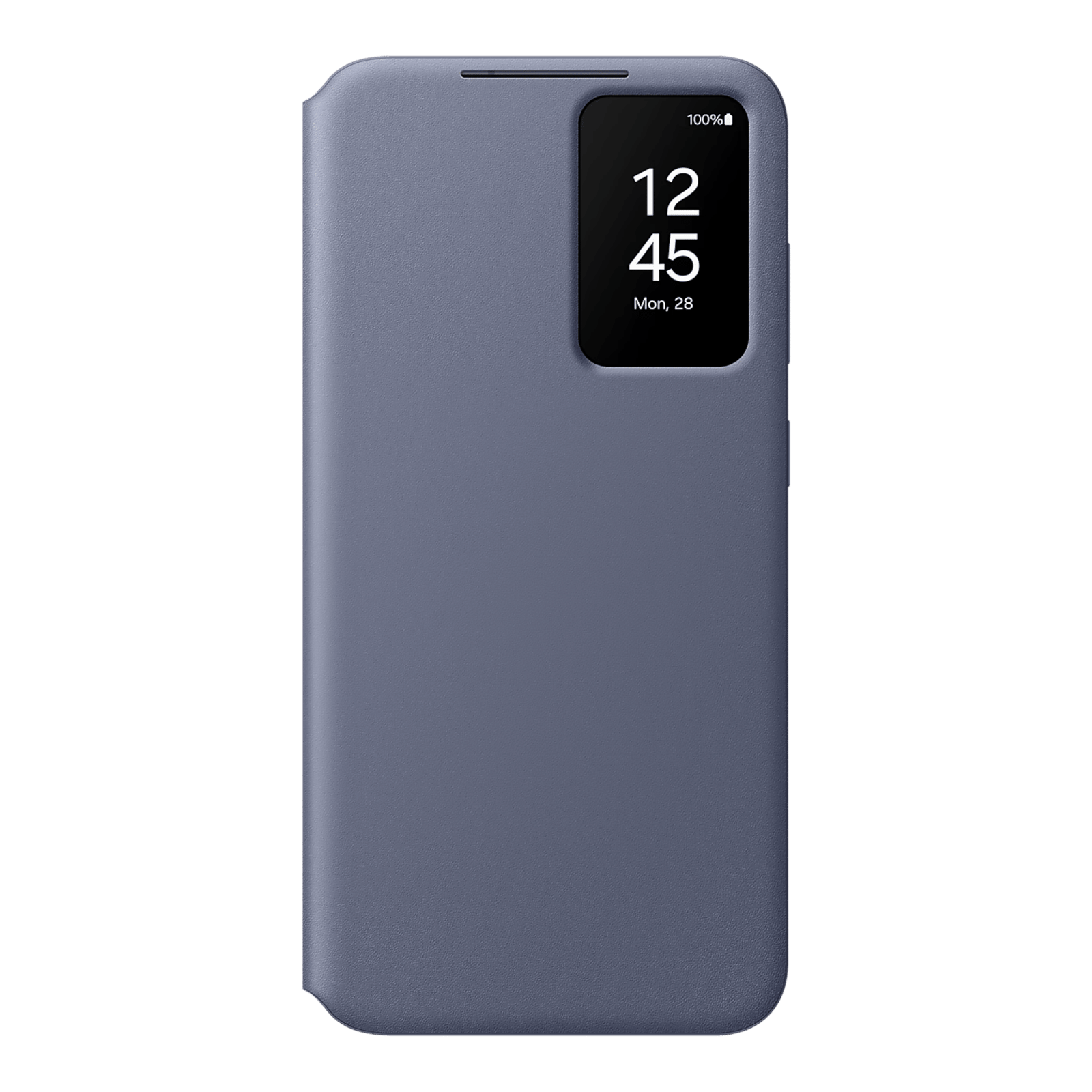 Samsung Smart View Wallet Case For Galaxy S24 Plus 5G ( Violet )