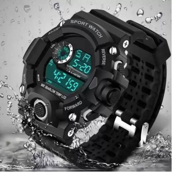 Water Resistance NEW GENERATION BLACK DIAL BLACK STRAP Digital Watch  - For Boys & Girls Brand - A Watch Mens For kids Women Men Electronic Digital Sports Watch Clock