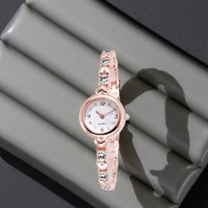 Analog Watch  - For Women Rose Gold White Diamond Analog Ladies Watch RG #6.140