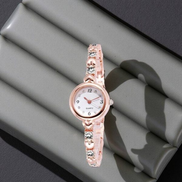 Analog Watch  - For Women Rose Gold White Diamond Analog Ladies Watch RG #6.140