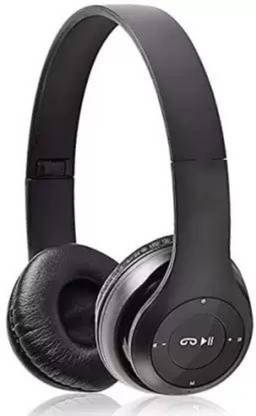 icall 2024 NEW P47 Wireless Portable Gaming Headphone Bluetooth & Wired??(Black, On the Ear)