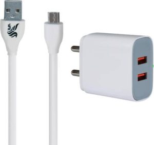 IAIR Quick Charge 2.5 A Wall Charger for Mobile with Detachable Cable??(White)