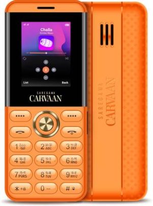 SAREGAMA Carvaan Phone Punjabi Don M12 with 1000 Pre-Loaded Songs??(Iris Orange)