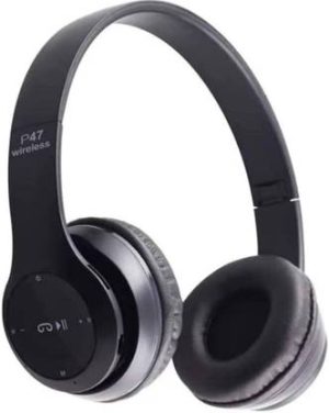 StonSell Foldable Wireless & Sports Headphone with Mic & volume button Bluetooth & Wired Bluetooth & Wired??(Multicolor, On the Ear)