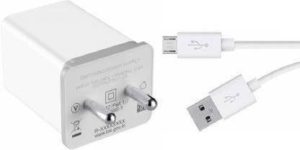 OOP Supercharge Wall Charger for Mobile with Detachable Cable??(White)