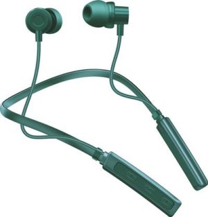 SIGNATIZE in Ear Neckband 45H Playtime, Mic, Magnetic Earbuds, Voice Assistant, Bluetooth & Wired??(Green, In the Ear)