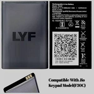 AEV Mobile Battery For  Jio Keypad II F30C II 2000mAh(Premium Quality)