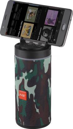 MZ KT-125 (PORTABLE BLUETOOTH SPEAKER) Dynamic Thunder Sound With High Bass & Mobile Stand 10 W Bluetooth Speaker??(Green Camouflage, Stereo Channel)