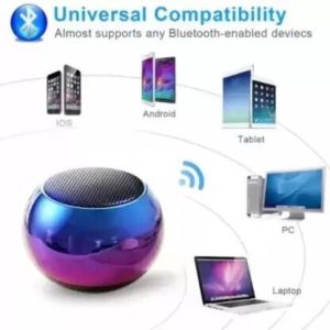 Shivana Portable Bluetooth Mini Speaker Dynamic Metal Sound 5 W Bluetooth Speaker??(Multicolor, 5.1 Channel)