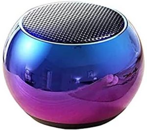 TECORE Mini Boost Bluetooth Speaker 4D Mini Electroplating Round Steel Speaker 5 W Bluetooth Home Audio Speaker??(Multicolor, 5.1 Channel)