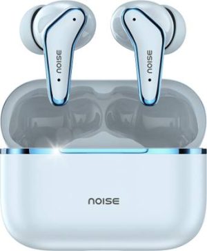 Noise Buds VS102 Elite with 50Hr Playtime, ENC, Quad Mic, Chrome finish Flybird Design Bluetooth??(Sky Blue, True Wireless)