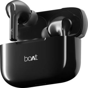 boAt Airdopes 161/163 with ASAP Charge & 40 HRS Playback Bluetooth??(Pebble Black, True Wireless)