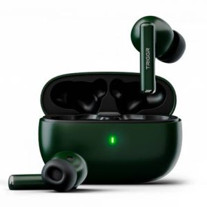 TRIGGR Ultrabuds N1 Neo with ENC, 40Hr Playback, 13mm Drivers, Rich Bass, Fast Charging Bluetooth??(Jungle Green, In the Ear)