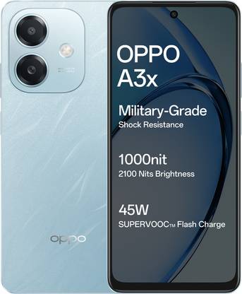 OPPO A3x (Ocean Blue, 128 GB)??(4 GB RAM)