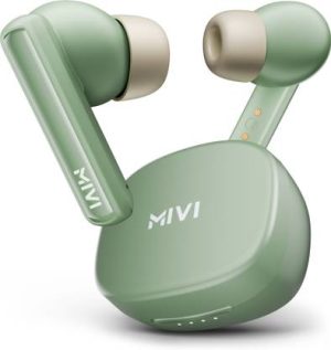 Mivi Duopods B1 (Just Launched)45Hrs Playtime, AI ENC for HD Call, Fast Charging, 5.3 Bluetooth??(Green, In the Ear)