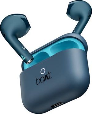 boAt Airdopes Alpha with 35 HRS Playback, 13mm Drivers, Dual Mics ENx & Beast Mode Bluetooth??(Deep Blue, In the Ear)