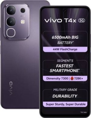 vivo T4x 5G (Pronto Purple, 128 GB)??(6 GB RAM)