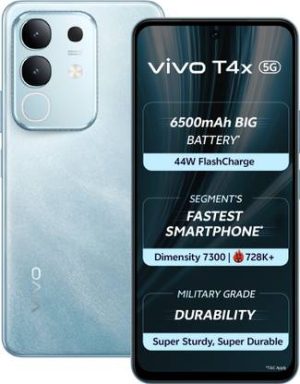 vivo T4x 5G (Marine Blue, 128 GB)??(6 GB RAM)