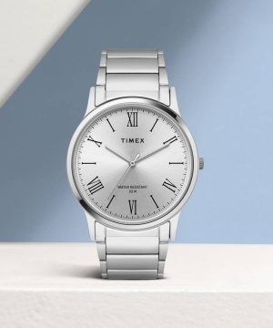 Silver Dial Stainless Steel Analog Watch  - For Men TW00ZR347