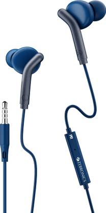 ZEBRONICS BRO With In-Line Mic 3.5mm Jack, 10mm drivers, Compatible for Phone/Tablet? Wired??(Blue, In the Ear)