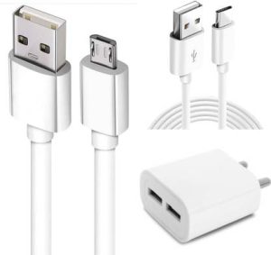 Chias 5 W 3.4 A Wall Charger for Mobile with Detachable Cable??(White, Cable Included)