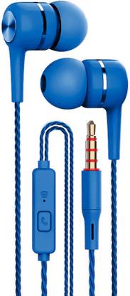 Microflash S7-Deep Bass, Clear Hi-Fi Sound, Earphones, Headphones, Wired??(Blue, In the Ear)