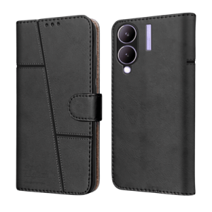 Heiger Flip Cover For Vivo Y28 5G/Y17S