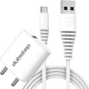 Dubstep 12 W Quick Charge 2.4 A Wall Charger for Mobile with Detachable Cable??(White, Cable Included)
