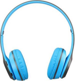 G2L Wireless Bluetooth Portable Headphones with Memory Card Support for All Devices Bluetooth & Wired??(Blue, True Wireless)