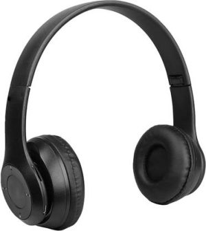 G2L Wireless Bluetooth Portable Headphones with Mic, Stereo Fm ,Memory Card Support Bluetooth & Wired Gaming??(Black, On the Ear)